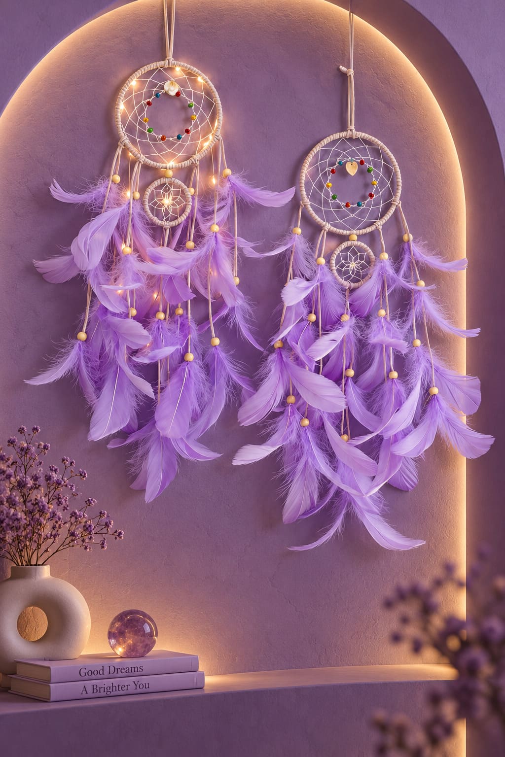 Attrape Rêve Indien Violet