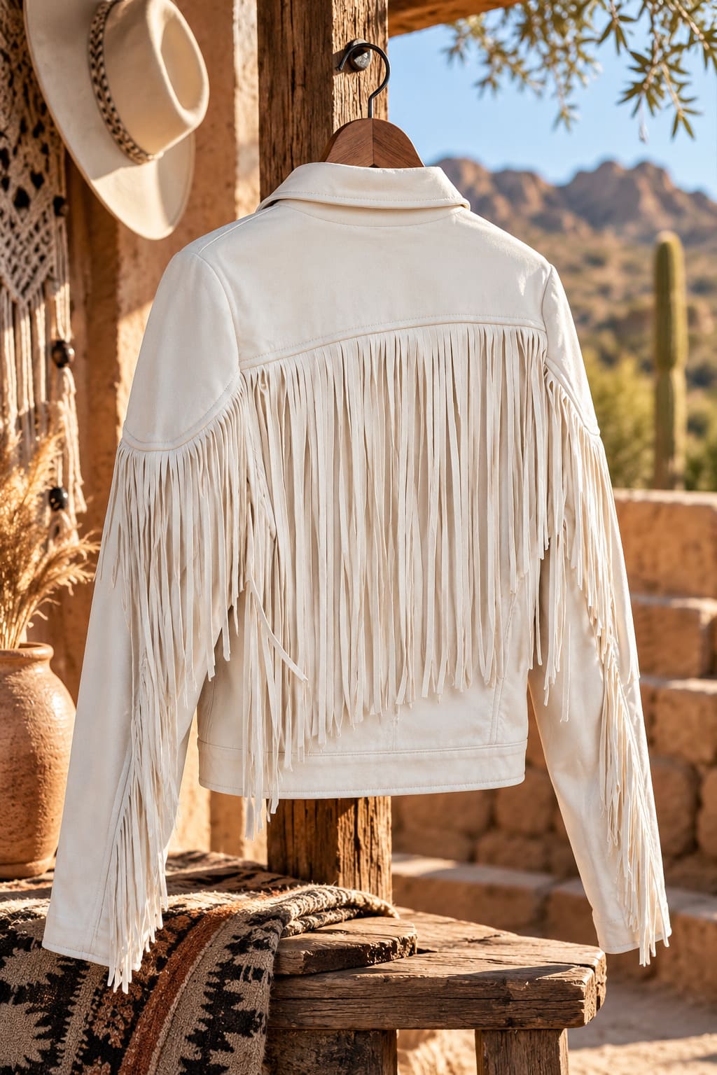 Veste à Frange Vintage