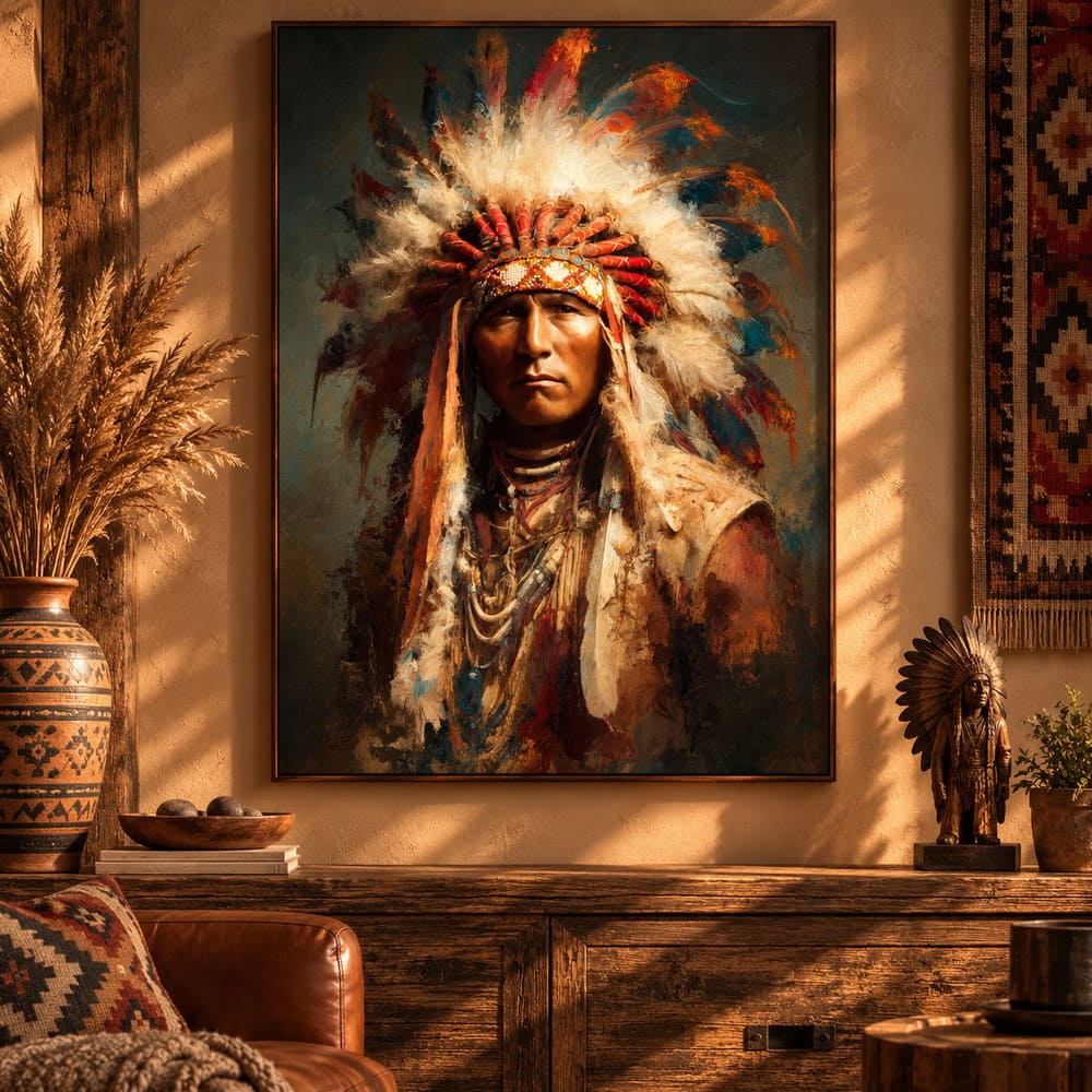 Tableau Chef Indien